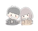 ふわふわ優しい気持ちになるイラストをお描きします 商用OK♪記念日などの贈り物にもオススメです！ イメージ4