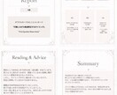 もやもやを言語化し現状と行動をタロットで導きます 現状・課題・行動の流れを整理し、次の一歩が分かるリーディング イメージ2