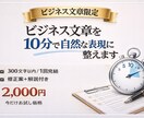 ビジネスメールを10分で自然な文章に整えます 300文字以内・一往復で自然な文章に修正 イメージ1