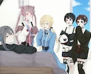 ダークから儚い雰囲気まで幅広いイラスト制作します 表情などキャラクター像を大事に制作いたします！ イメージ6