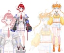 キャラクター・衣装デザイン、立ち絵承ります “個性”が光る、あなただけのキャラクター イメージ2