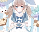 キラキラ可愛い女の子イラスト作成します アイコンやヘッダー、動画の挿絵や広告などにいかがでしょうか！ イメージ7