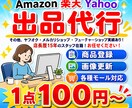 楽天、Amazon等ネットショップ出品代行します ショップ運営15年以上安心サポート行います イメージ1