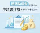 研究助成金 に関する申請書作成をサポートします 対象：【大学生】・【大学院生】【研究者】 イメージ1