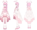 ゲーム業界7年/Live2D用イラスト制作します Vtuberデザイン～モデリングまで一括も可能！ イメージ4