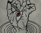 タトゥーイラスト描きます ブラック&グレーの和風イラストで静かなかっこよさを描きます イメージ3