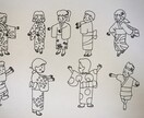 手描きイラスト描きます 今はパソコンが使えないので、手描きオンリーになります。 イメージ3