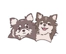 ペット、動物のイラスト描きます 可愛いうちの子描いて！という方へ イメージ1