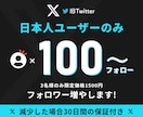 X(旧ツイッター)日本人フォロワーを増やします ⭐️3名様限定価格⭐️日本人ユーザーのみ⭐️高品質 イメージ1