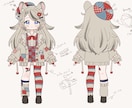 VTuber向け衣装デザインを制作します 実績作りのため先着3件まで5000円で受付中！ イメージ3