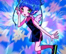 SNSアイコン！ネオンカラー風イラスト描きます アイコンサイズ正方形のイラストを描きます！ イメージ3