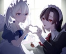 1枚絵、または、立ち絵等のイラスト作成を行います イメージのすり合わせにより、理想に近い作品をお届けします イメージ2
