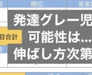 発達グレー児の学力伸ばすためにできることあります お子様の発達に不安な方まずは明るくお話しましょう！ イメージ1