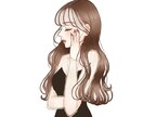 あなたにかわいいイラストを届けます 思い出をイラストに♡自分のお顔をイラストに♡ イメージ2