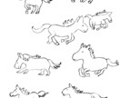 筆絵イラストを描きます 筆絵ならではの良さを見つけよう イメージ5
