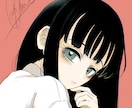 ダウナー系女の子キャラSNSイラストを提供します SNSアイコン・ダウナーイラスト制作 イメージ2