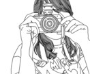 シンプルでオシャレな線画イラスト描きます あなただけのオシャレなアイコン描きます イメージ4