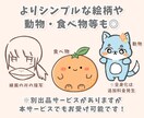 ゆるふわイラスト描きます 背景1色無料☆人物/動物/その他★アイコン・挿絵等に♡ イメージ5