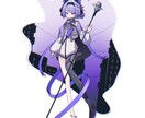 サムネイル/アイコン/ヘッダーのイラスト制作します 少しダークな、けれど目を引くイラストをお届けします イメージ10