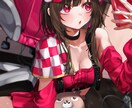 人物、特に女の子をメインとしたイラストを制作します オリキャラや推しをえっちでかわいいイラストにしたい方へ イメージ9