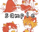 テイスト色々！かわいいSDイラスト描きます アイコン/グッズ/動画などに是非！ イメージ8