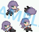 ゲーム用のドット絵アニメーションを制作します 可愛くてカッコいい！ユニークでスピード感のあるドット絵です！ イメージ3
