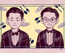 ポップな人物イラストをお描きします 企業・法人・個人事業主様向け！唯一無二で目を惹く！ イメージ2