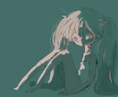 アンニュイで儚い、おしゃれなイラスト描きます 心に響く、少しアンニュイでエモいイラストを制作します イメージ3