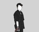思い出の写真をイラスト化します アイコン、記念日等のプレゼントに線画はいかがですか？ イメージ5