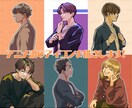 アニメ風でおしゃれなアイコンお描きします 商用利用可！仕事用、個人用プレゼント用にも♪ イメージ1