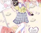 胸上3000円！高品質な一枚絵イラスト制作します 構図・雰囲気・物語性を大切に、一枚のイラストに仕上げます イメージ2