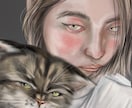 ペットの似顔絵描きます ペットの似顔絵を、アートにします イメージ6