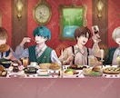 SNSで差がつく!!「主役級」のイラスト描きます 男女可！一枚絵から立ち絵…様々なジャンルに対応します！ イメージ5