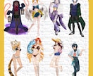 IRIAM・TRPG向け立ち絵をお仕立てします AI不使用！完全手描き！他と被らない立ち絵をお仕立てします。 イメージ2