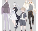 TRPG・ゲーム・動画用の立ち絵制作します 生き生きとして可愛い系がお好きな方に！3Ｌ対応 イメージ4