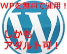 アダルト可！無料のワードプレス設置運用方法教えます アダルトアフィリエイトを始めたいけど無料ブログじゃ嫌な方必見 イメージ1