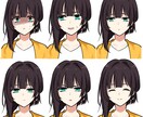 上半身立ち絵の可愛い透明感のあるキャラを描きます TRPGや配信画面に映える、上半身立ち絵を制作いたします。 イメージ2