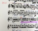ヴァイオリンの楽譜に指使い書き込みます アマオケやグループレッスンでの演奏をサポート！ イメージ6