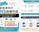 配信者向けSNS投稿を作成します X投稿から配信告知までまとめてお任せください イメージ1