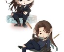 キャラクターデザインから1枚絵まで制作いたします かっこかわいいキャラクターで彩りませんか？ イメージ4