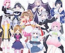 キャラデ~Live2Dまで！Vtuber制作します 難しいこと一切ナシ！価格もやりとりもお手軽なモデル制作 イメージ4