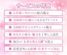 星とタロットで未来と行動指針を示します 片思い・結婚・不倫等お悩みご相談(3,000文字以上) イメージ2