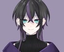 アイコンやイラストを描かせて頂きます 基本的に胸上や横顔を描くのが得意になります。 イメージ1