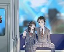 イラストやアイコンお描きします キラキラした絵柄で  夢絵・BL・GLなど全て対応！ イメージ2