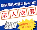 法人の確定申告を代行します 税理士本人が対応。今月申告でも受付OKです！ イメージ1