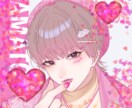 バストアップアイコンをお描きします キラキラしたアイコンをお作りします！ イメージ1