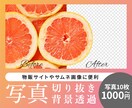 写真を切り抜き・透過・補正します 1000円〜写真切り抜きいたします イメージ1