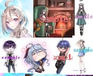 アイコン、イラスト(立ち絵、一枚絵など)描きます かわいいや綺麗なイラストを描きます！ イメージ3