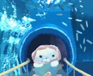 ぬい撮り写真の絵描きます お気に入りのぬい撮り写真を絵にしてみませんか? イメージ3