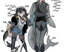 立ち絵を制作します 個性豊かなキャラクターデザインを担当します。 イメージ4
